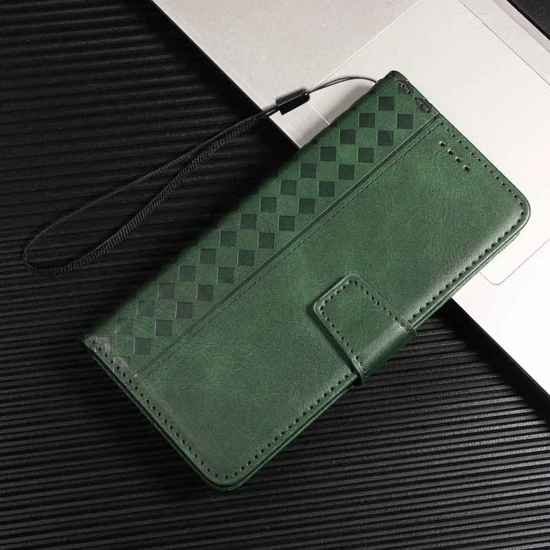 Deluxe Leather Flip Wallet Phone Case with Card Holder