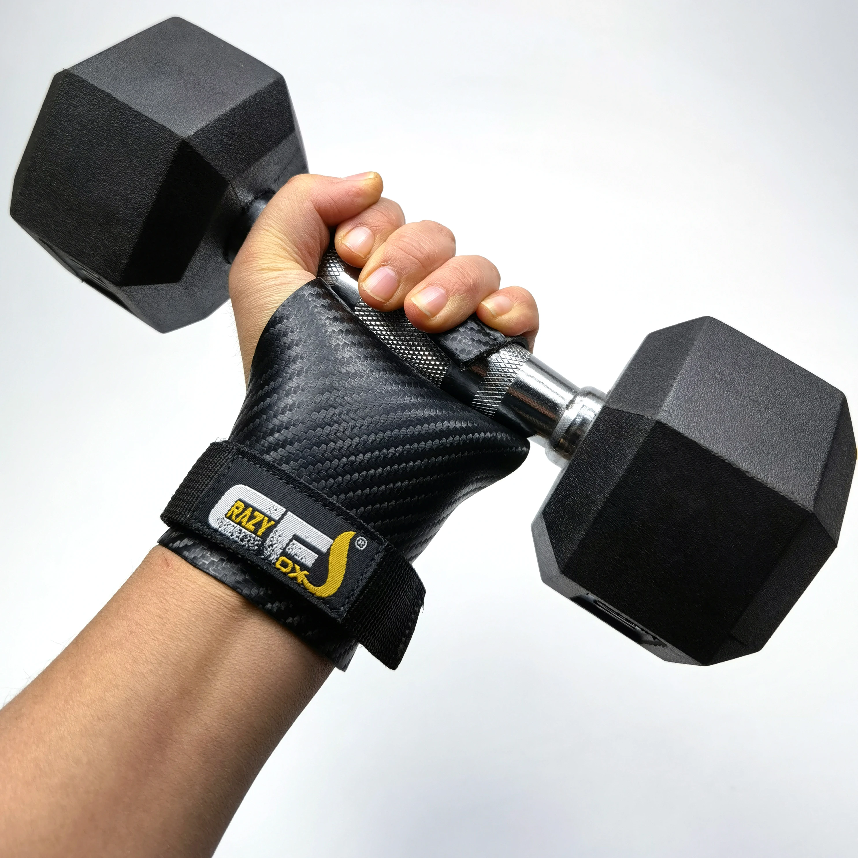 Hand Grips Carbon Gymnastics Weightlifting Workout Gym Gloves Palm Protection for Kettlebell Pull Up Gymnastic 2