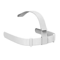 Enhanced Comfort Adjustable Head Strap for VR Headsets (WHITE)