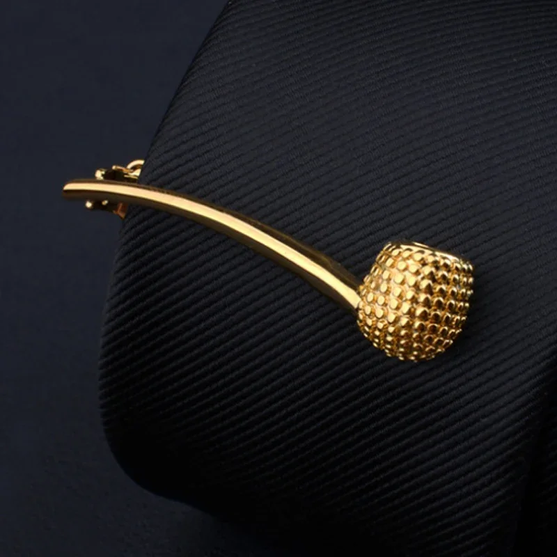 Mode Krawattenklammern Kristall Formale Hemd Hochzeit Brosche Herren Metall Krawatte Bar Zeremonie Gold Krawattenklammer Herren Party Geschenke – Detail 10