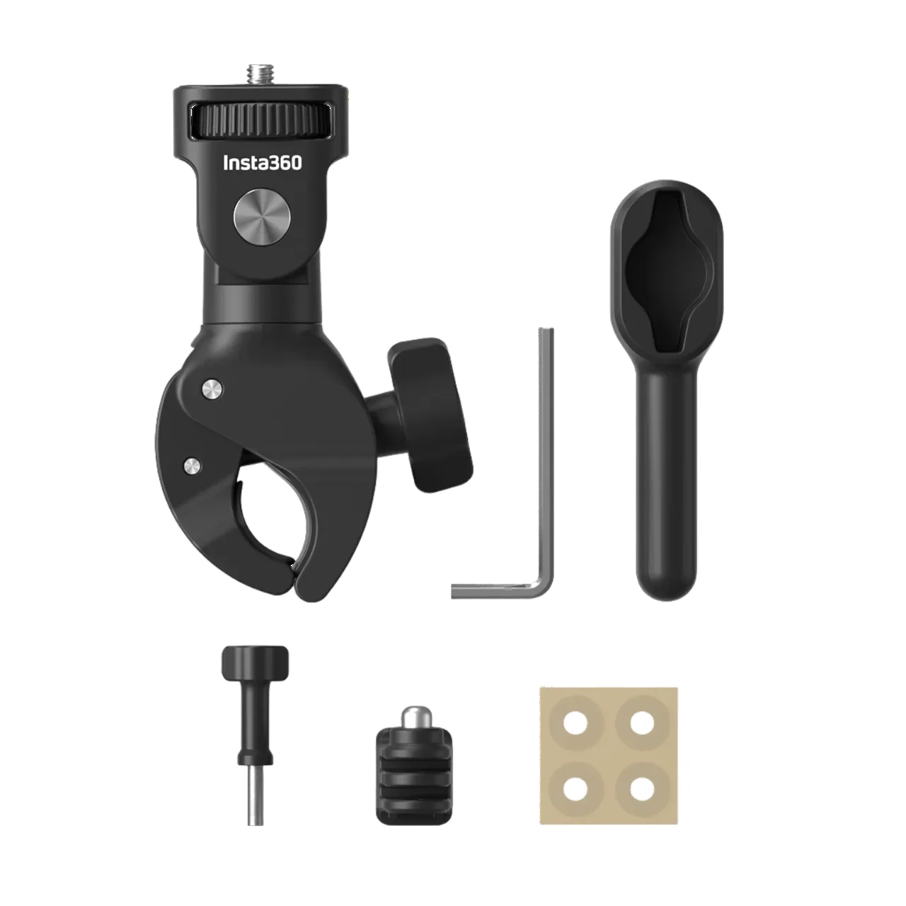Insta360용 헤비 듀티 클램프 | 카메라 마운트 | GO Ultra/X5/Ace Pro 2/X4/GO 3S/Ace Pro/Ace/GO 3에 적합