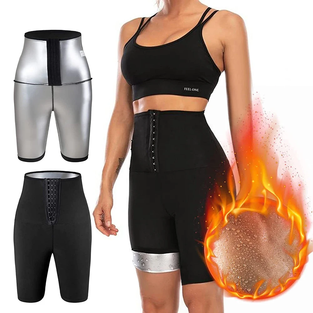 Sauna Legging Fitness Shorts Hook Body Shapewear Women Yoga Short