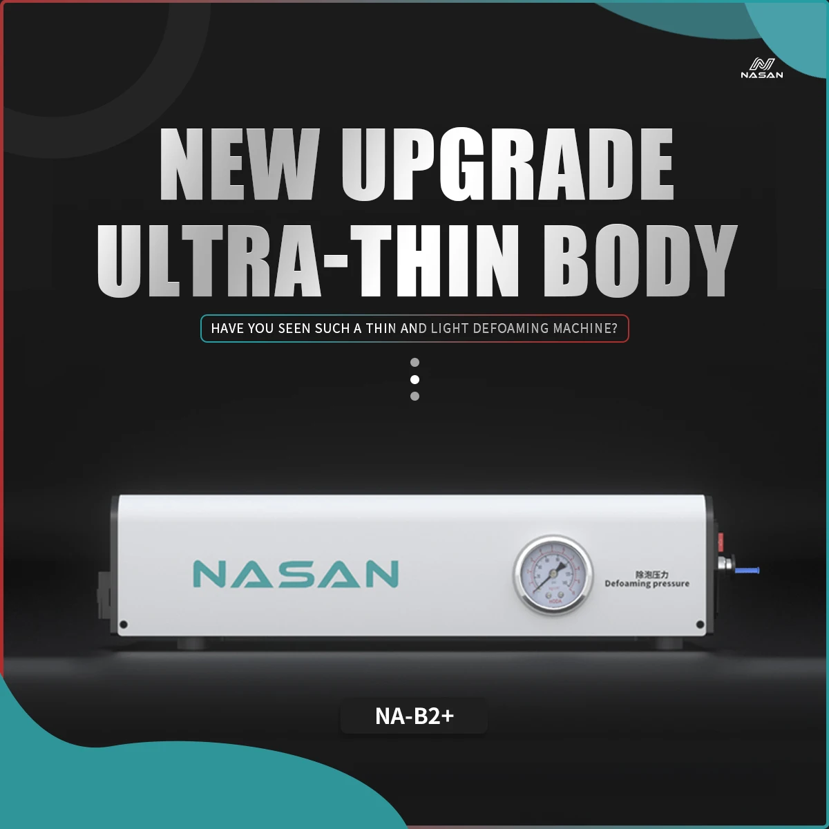 NASAN B2 + 7 인치 LCD 기포 제거기, 내장 공기 압축기, 오토클레이브 디버블 머신, 모든 휴대폰 화면 수리 리퍼비시