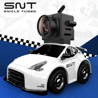 SNT 1:100 Q25-370Z FPV RC Car with Goggles Micro RC Desk Race Table Car Remote Control Car Magnetic Attraction FPVBOX RACE 25mW 1