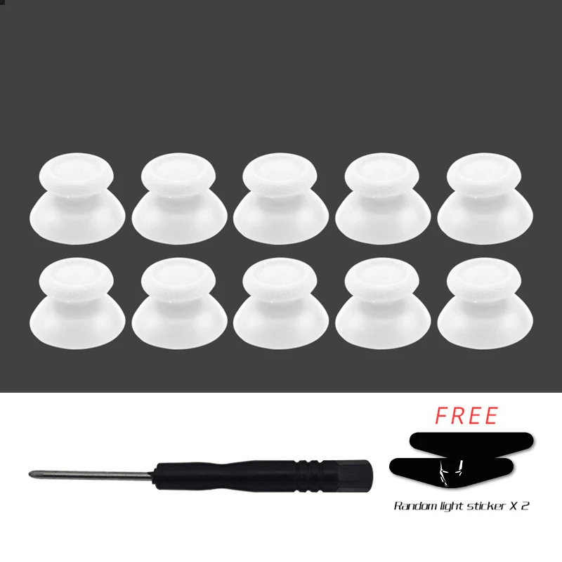 Data Frog 10pcs Replacement Joystick Thumb sticks For PS4 Controller Analog Joystick Button For Sony PS4 Joystick Button 