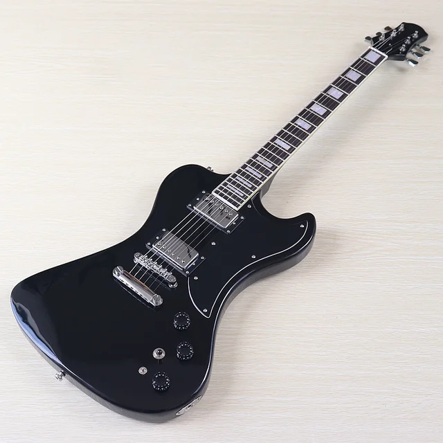 エレキギター ブラック 22フレット 6弦エレキギター,ブラックギター,22