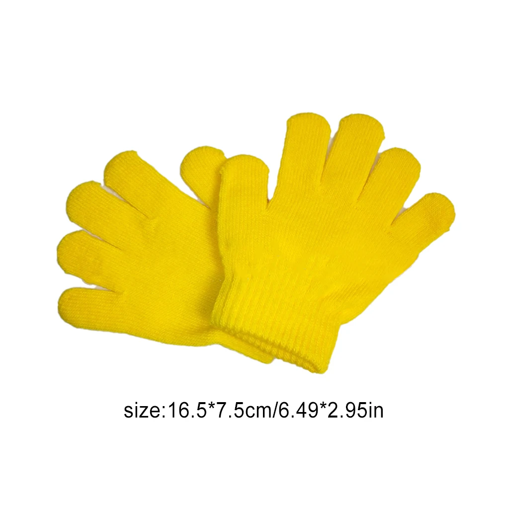 Kids Gloves Winter Unisex Outdoor Activities Fine Weaving Home Supplies