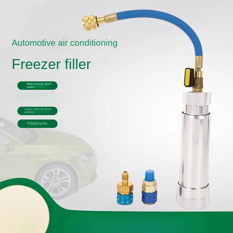 Automotive Pneumatic Refrigeration Air Conditioning Filling Equipment Freezer Charger Manual Service Tool Kit