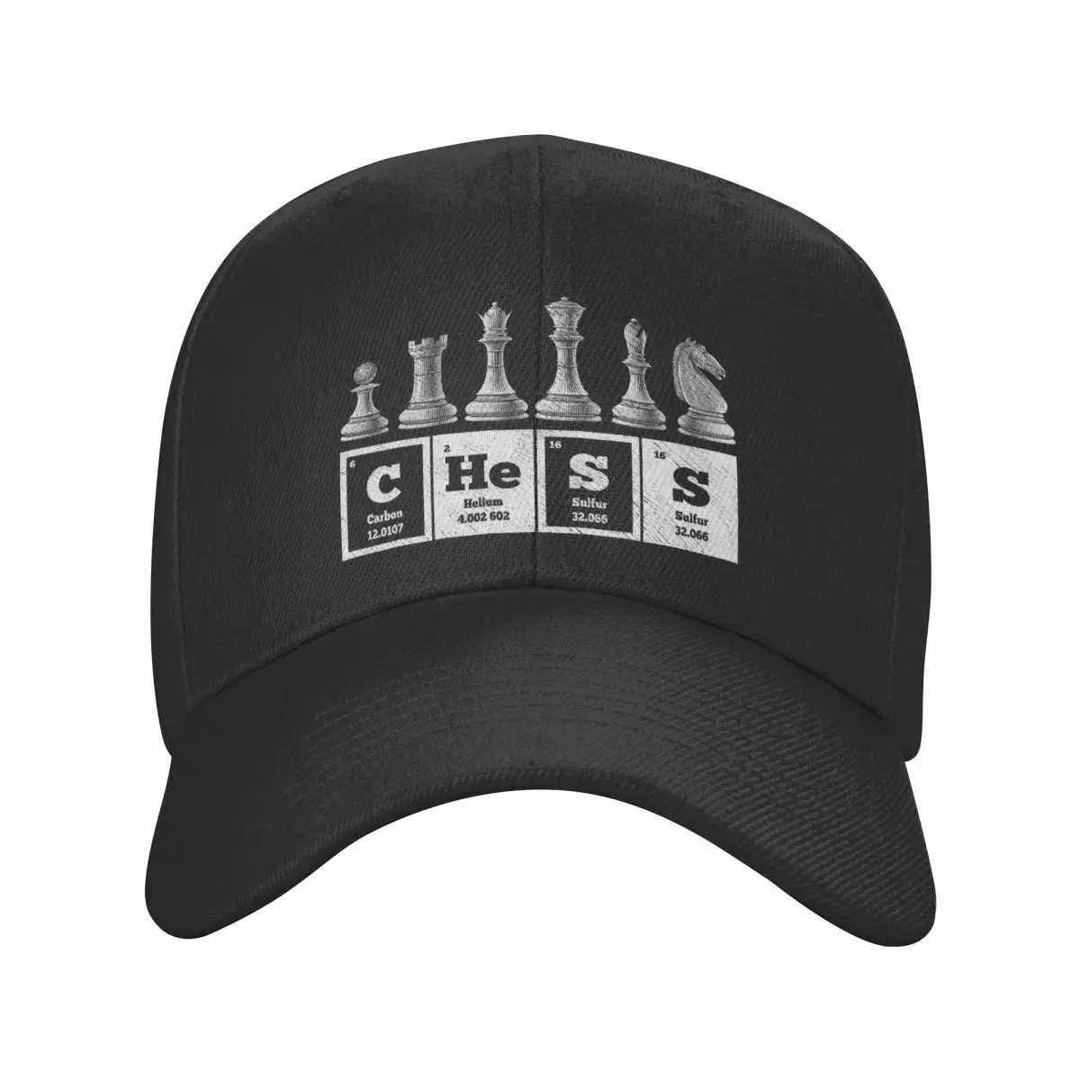 

Funny Chess Player Game Board Baseball Cap Sun Protection Adjustable Periodic Table Of Elements Dad Hat Sprin Snapback Hats