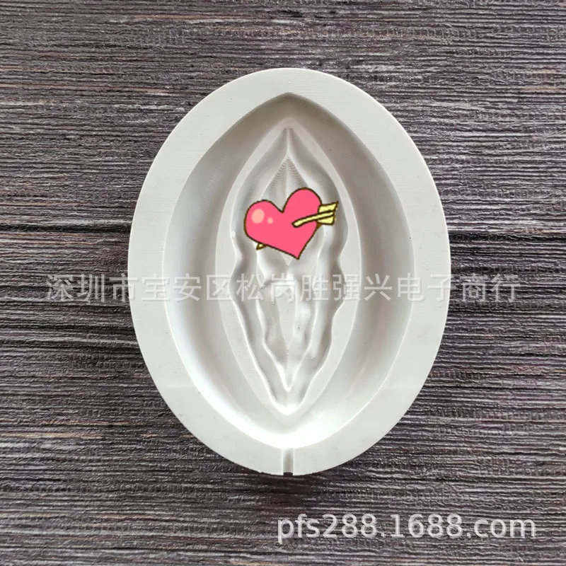 Silicone Mold Female Private Shape Fondant Candy Chocolate Epoxy Resin Sugarcraft Pastry Cake Decorating Kitchen