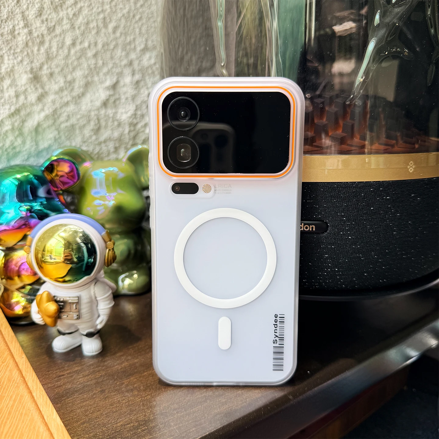 Elegant Magnetic Matte Half-Wrapped Shockproof Bumper Case