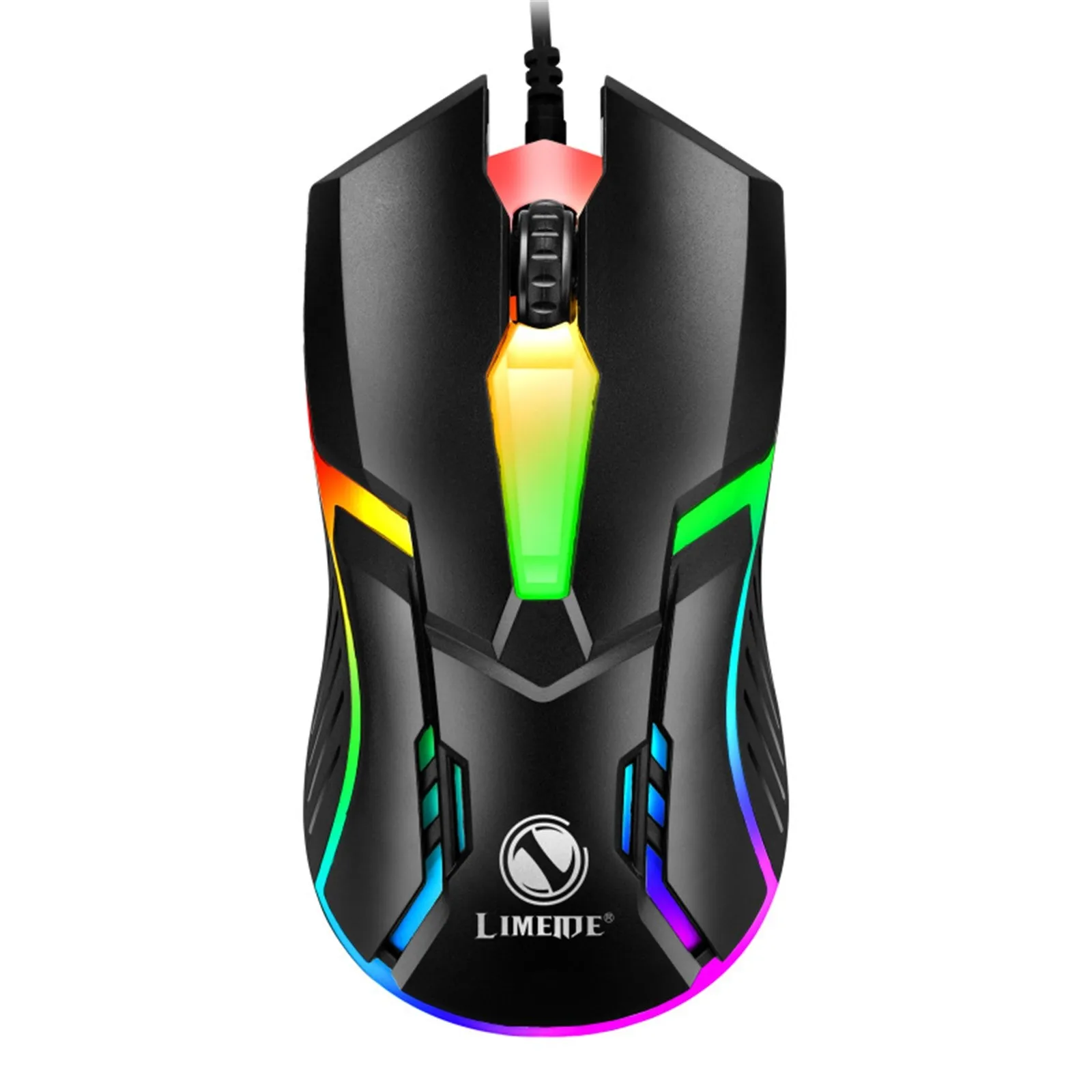 pc gaming mouse Wired Backlit USB Mouse Competitive Gaming Mouse Notebook Office Luminous Mouse ABS Material 3 keys USB For Office School Tool white mouse pc Mice