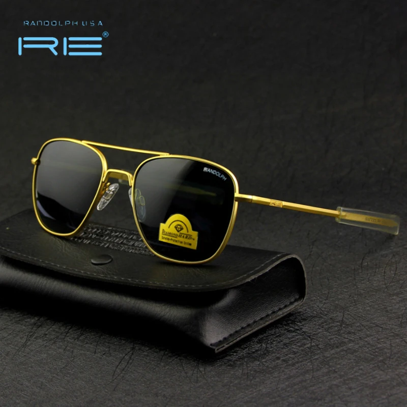 Pilot USA.RE occhiali da sole uomo Designer di marca di alta qualità  RANDOLPH AGX lenti in vetro temperato AO occhiali da sole uomo TJ116 -  AliExpress Apparel Accessories