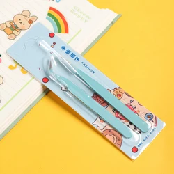 Colorful Stainless Steel Multi - Purpose Tweezers (Blue Set)
