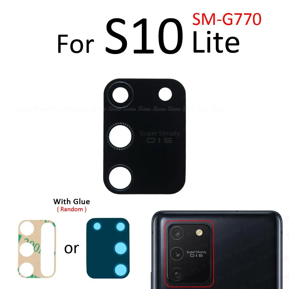 Dual Back Camera Lens Replacement with Adhesive Sticker