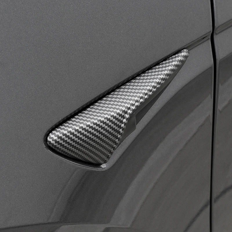 Tesla Vane Side Camera Decorative Scratch Protection Strips, 2-Piece Set