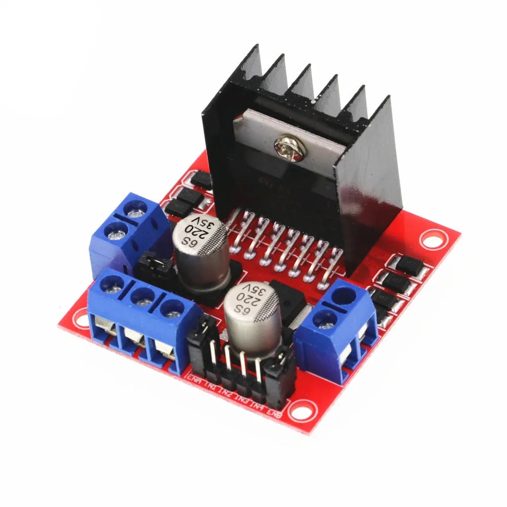 1pcs L298N driver board module L298 stepper motor smart car robot breadboard peltier High Power stepper motor driver