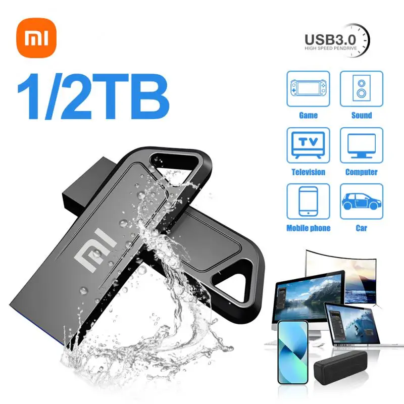 Xiaomi 2TB USB 3.0 Metal Flash Drive - High-Speed Waterproof