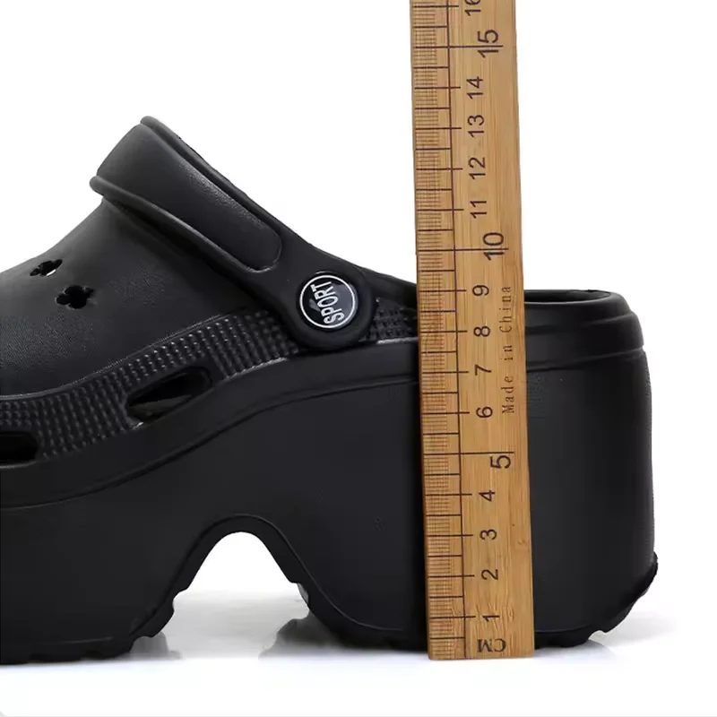 شباشب نسائية أحذية حديقة ذاتية الصنع صنادل نسائية غير قابلة للانزلاق للشاطئ منصة أصلية شرائح عصرية لغرفة النوم الصيفية مريحة صلبة