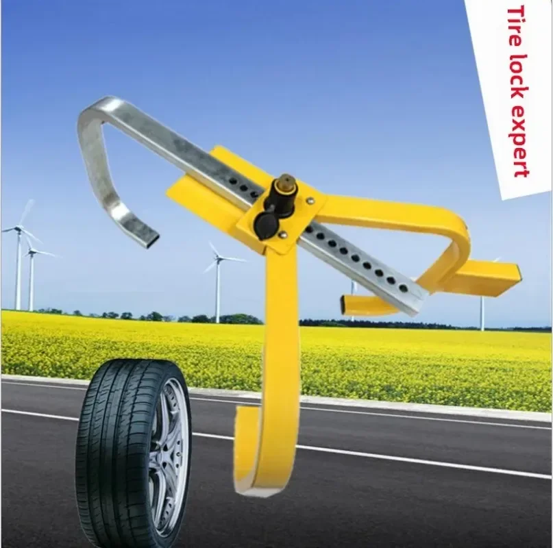 1pcs New Car Anti-theft Lock with Thickened Clamp Wheel Lock SUV with Suction Cup Wheel Car Anti Theft