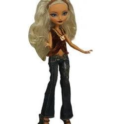 Monstering High Doll Clothes Handmade Outfit Soft Personality Doll Dress Jacket Skirt Doll Clothing Set Quality Doll Clothes