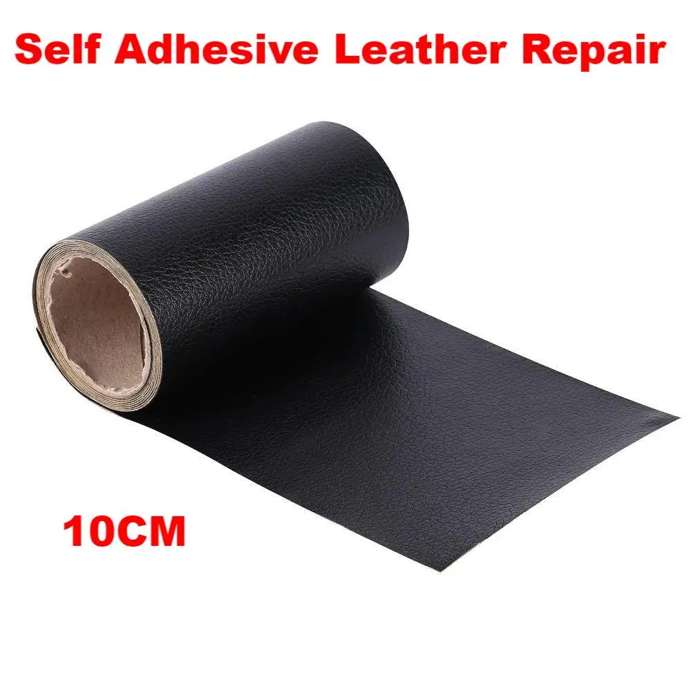 

10cm Width Self Adhesive Leather Repair Patch For Sofa Furniture Seat Car Fix Mend PU Leather Sticker DIY Refurbishing Fabric