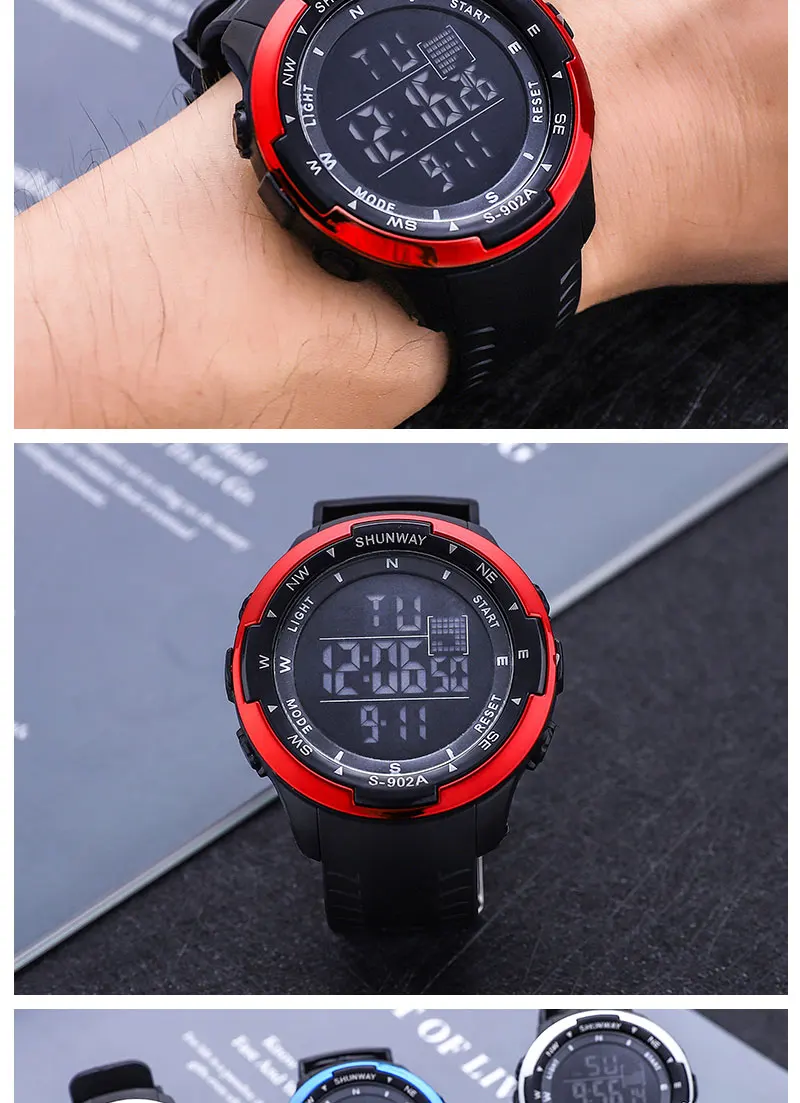 2022 Men's Watch Fashion Sport Watches Mens Watches Stopwatch Alarm clock Chronograph Waterproof Multifunction Wristwatch Men