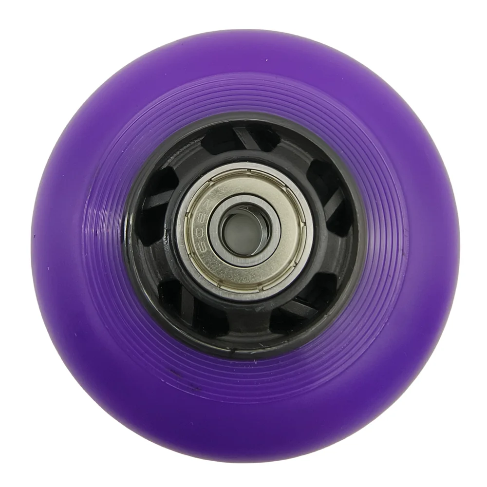 Inline skate wheel skating wheel purple 72mm 76mm 85A bearing 608z smooth quiet 8wheels/lot