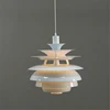 Postmodern Aluminum Pendant Lights Nordic Designer Hanglamp for Living Room Decor Light Fixtures Snowball Mounted Chandelier E27 1