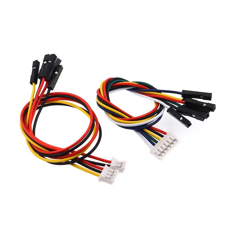 5PCS PH2.0  Male To 2.54 Dupont Head 2P/3P/4P/5P/6P 2.0 Pitch Plug Electronic Wires Cables Line Terminal Socket Length 20CM