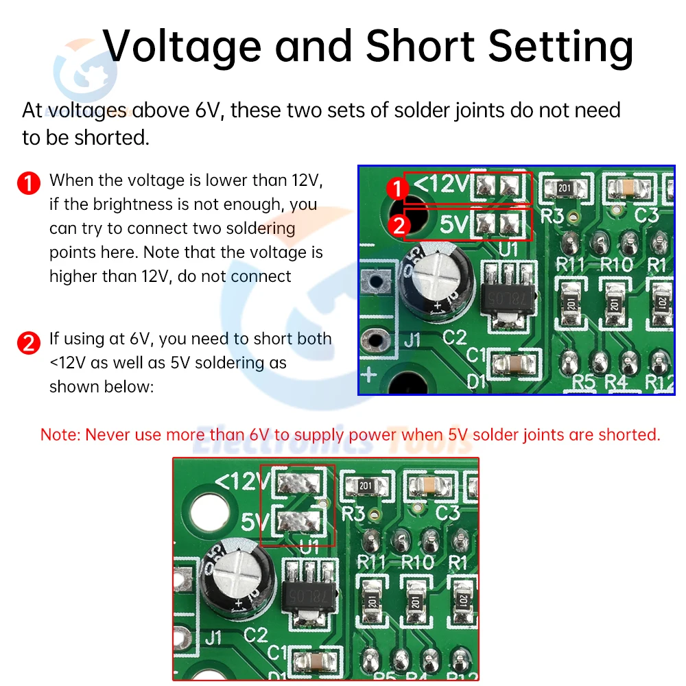 Electronic Counter Module DC 4-25V LED Low-Level Switching With Power Cut Memory Function Board electronic counter