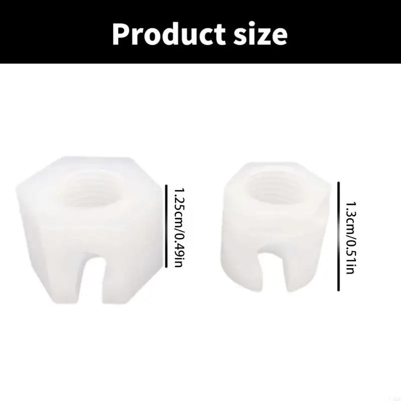 C4DA Plastic Replacement Replacement Fixing Nut Plastic Fastener Nut Spare Part