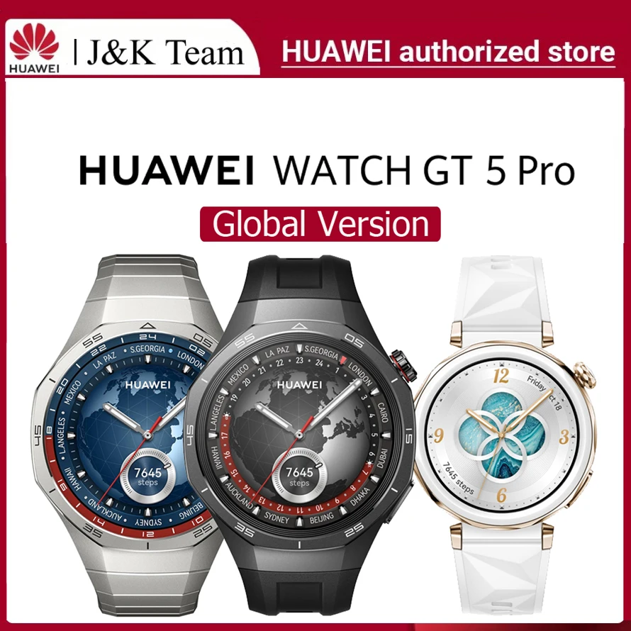 HUAWEI Watch GT 5 Pro,Huawei-セラミックおよびチタン接続時計gt5 pro