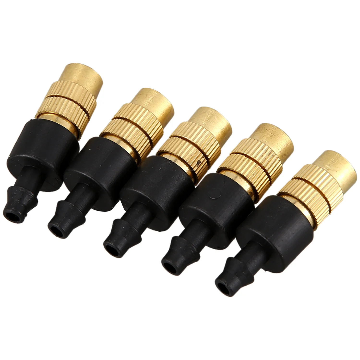 50PCS Adjustable Sprayer Brass Misting Nozzle Atomizing Sprinkler for Mini Drip Garden Watering Irrigation Spray misting nozzles spray nozzle garden spray nozzle