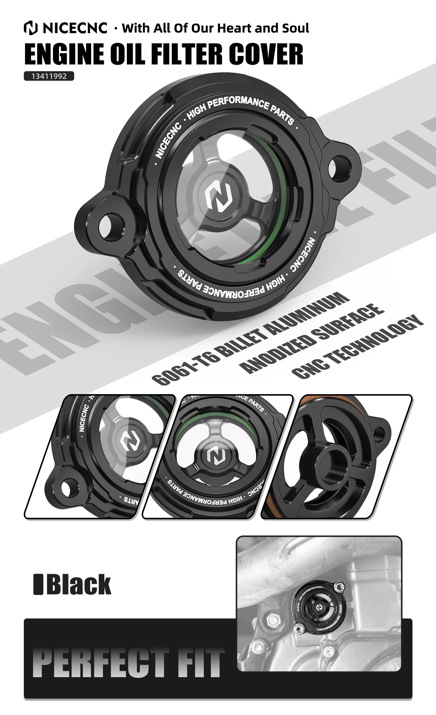 Für KTM 690 Enduro /R 690 SMC /R 2008-2025 Klare Motorölfilterabdeckung für KTM 1290 Super Adventure/R/S/T 13-24 Husqvarna 701 – Detail 13