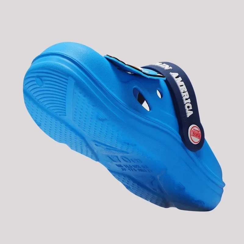Children Garden Shoes Baby Boy Girl Cartoon Iron Man Spider Man Sandal Summer Slipper Kid Indoor Non-slip Beach Sandals 150-200 baby shoes kids shoes children sandals kids sandals beach shoes