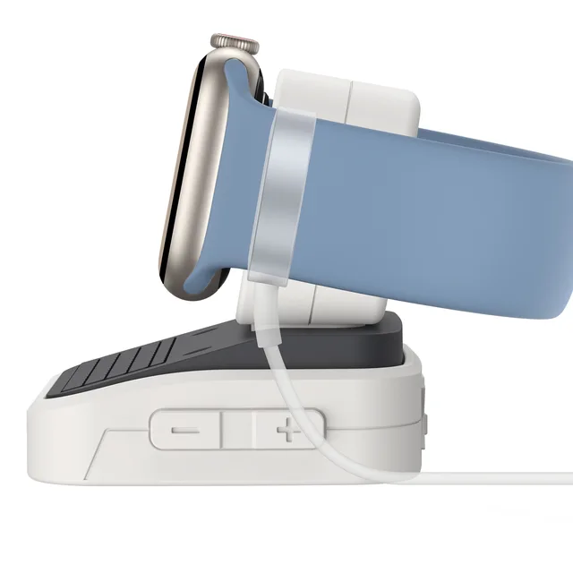 애플 워치 충전을 단순화하고 향상시키는 실리콘 충전기 스탠드