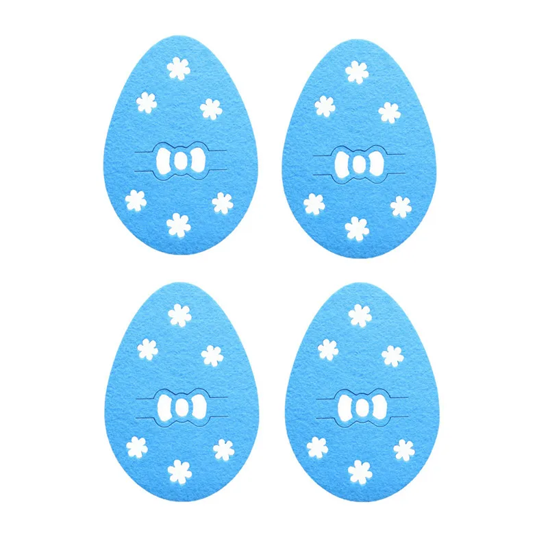 Badaren 12pcs Sacs à Couverts Lapin De Pâques En Feutre - Pochette Vaisselle Mignonne Pour Table Festive