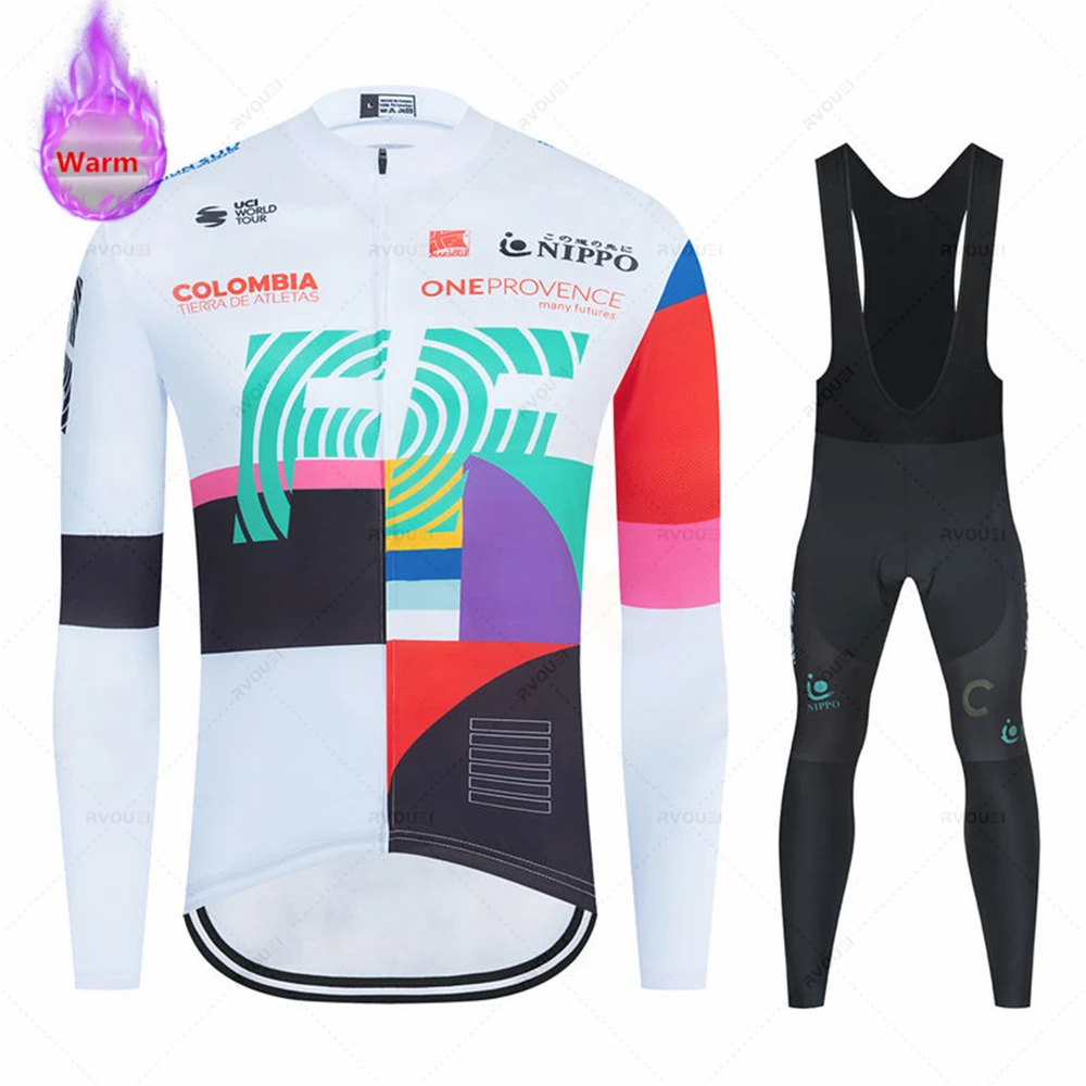 2022 Winter Thermal Fleece Cycling Jersey Set Racing Bike Cycling Suit Mountian Bicycle Cycling Clothing Ropa Ciclismo Bicycle