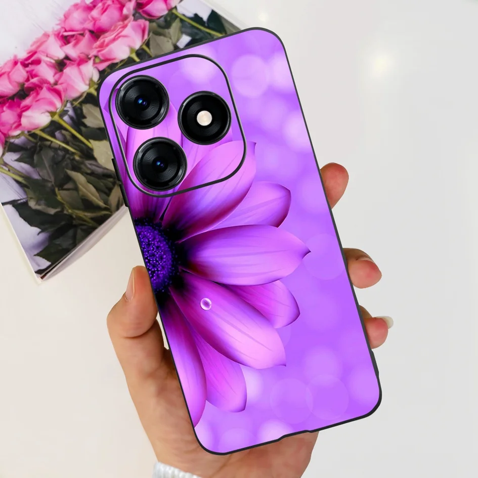 Fashion Butterfly Flower Painted Soft Phone Case Cover