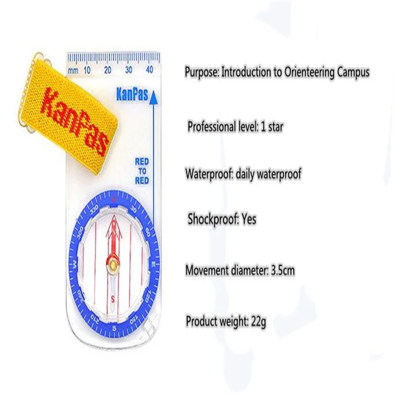 HOT Orienteering Off-Road Pointing Navigation Physical Education Thumbs Map Compass For Children Students