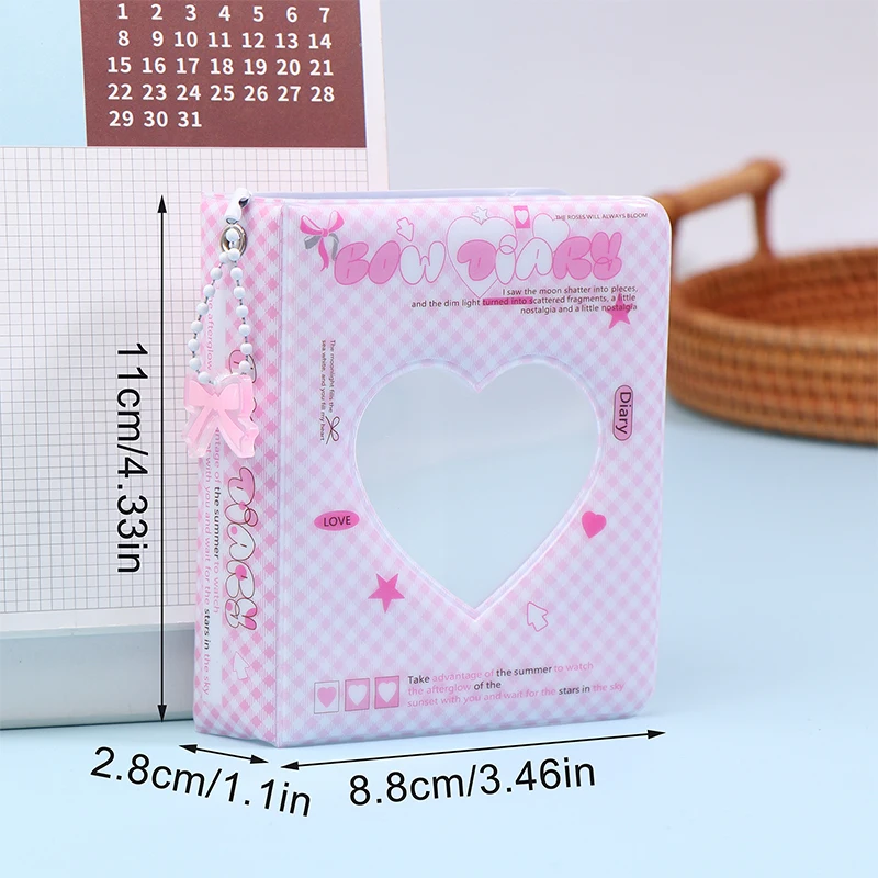 3-Inch Love Album with 36 Pockets - Cute Mini Photocard Holder & Storage Case