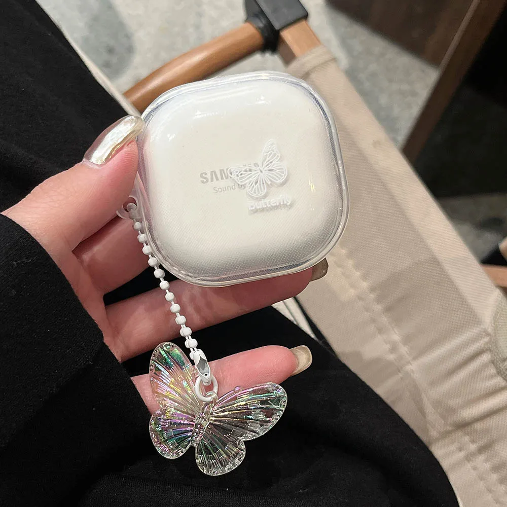 Custodia Portachiavi Ins Butterfly Star Per Samsung Galaxy Buds Live Buds 2 Pro Custodia Protettiva Per Auricolari Wireless Accessori Per La Copertura