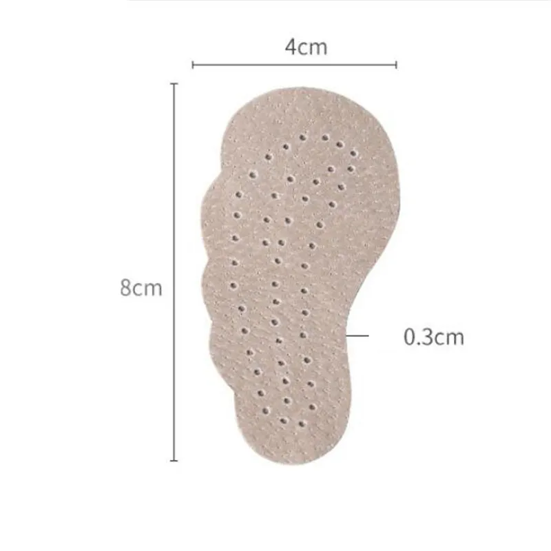 Premium Leather Non-slip Insoles Sandals Sticker High Heel Shoes Women Foot Self-adhesive Patch Cushion Forefoot Gel Pads