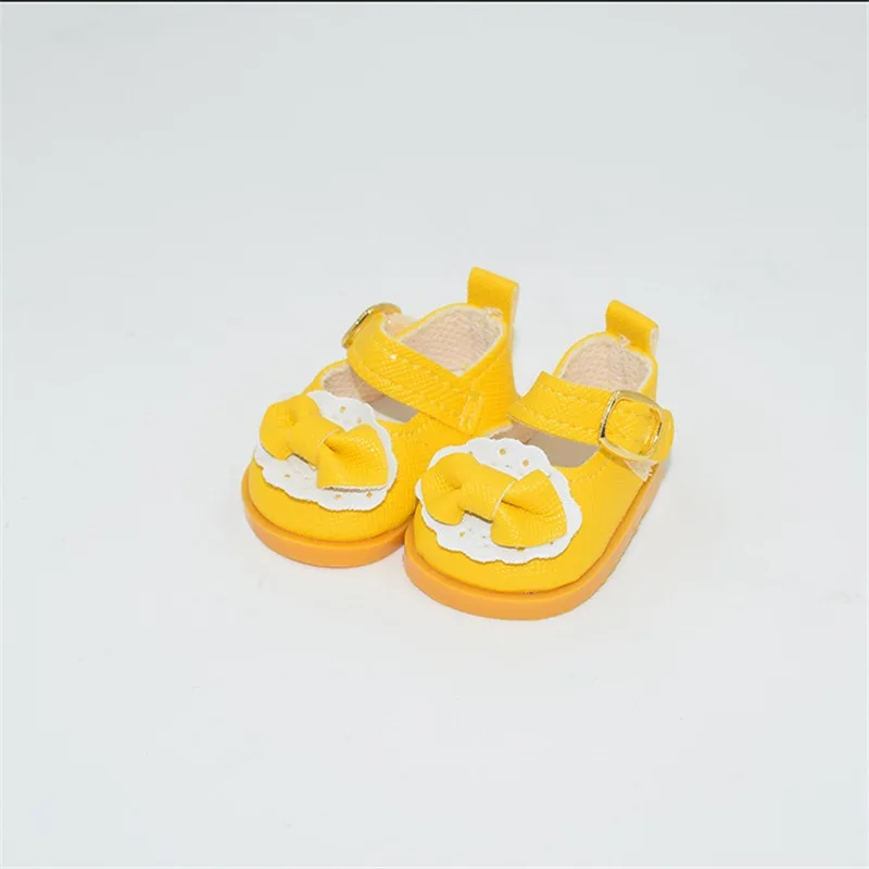 3.5cm Doll Canvas Shoes Leather Shoes For 15 17 cm For Labubu Doll Mini 1/6 BJD OB27 10cm Cotton Doll Clothing Outfit Accessory