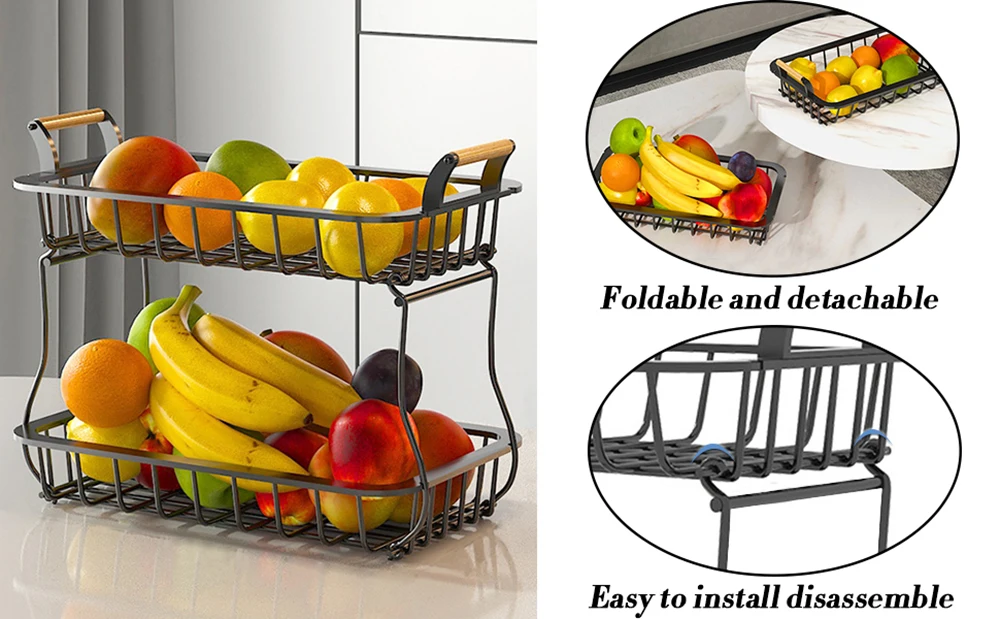 Two-tier Fruit Organizer