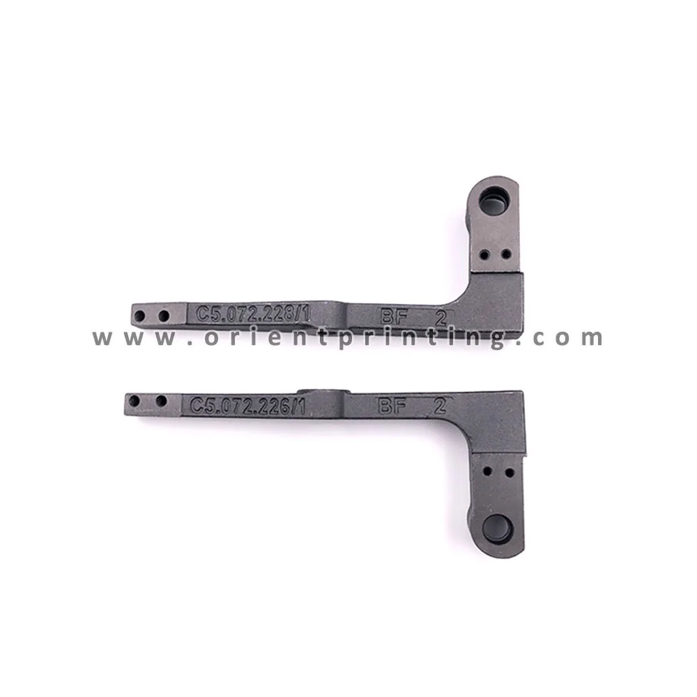 

1 Pair C5.072.226 & C5.072.228 Support DS&OS Pull Gauge Connecting Rod SM102 CD102 Side Lay Monitor Pull Lay Front Guide Support