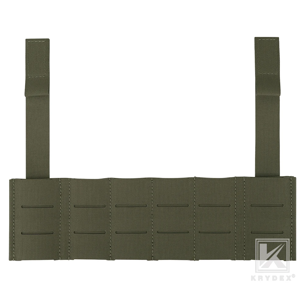 KRYDEX Taktische Chest Rig MOLLE Panel Front Brust Halter Brücke Telefon Halterung für D3CR MK3 MK4 UW SOP Rigs Weste – Detail 2