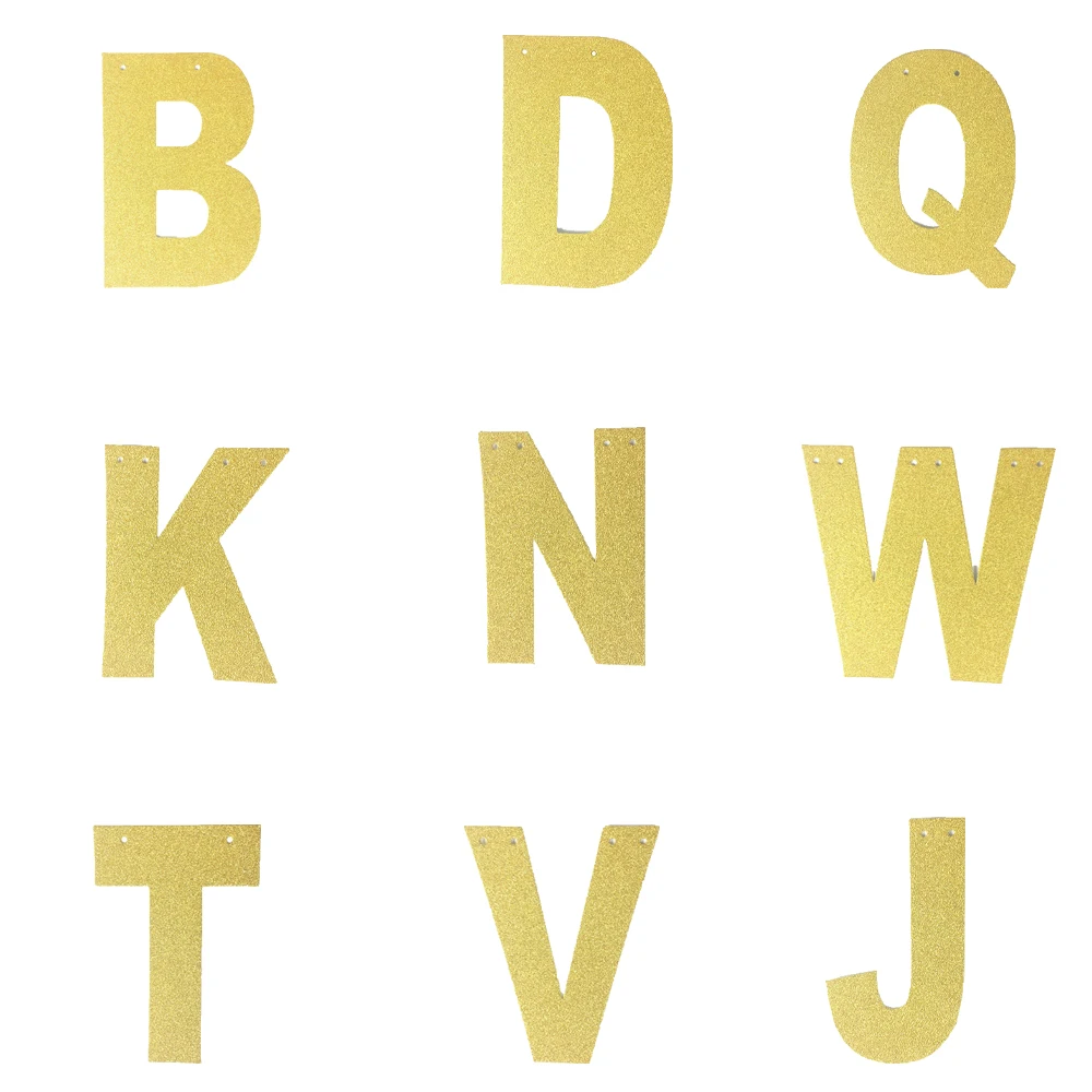 

10 шт. блестящие розовые буквы A ~ Z буквы фонарики тематическое украшение для вечеринки Дня Рождения Аксессуары одноразовые наборы посуды