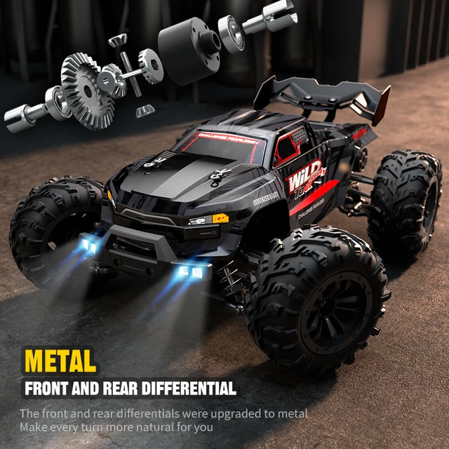 1/16 4WD RC Car 2.4G 70km/h High Speed Brushless Remote Control Vehicle 4x4 Off-road Crawler Model Toys for Children Adults Q117 5